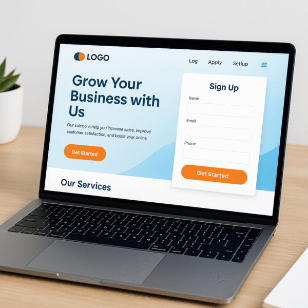 Landing Page Setup (Design + Copy)