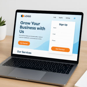 Landing Page Setup (Design + Copy)